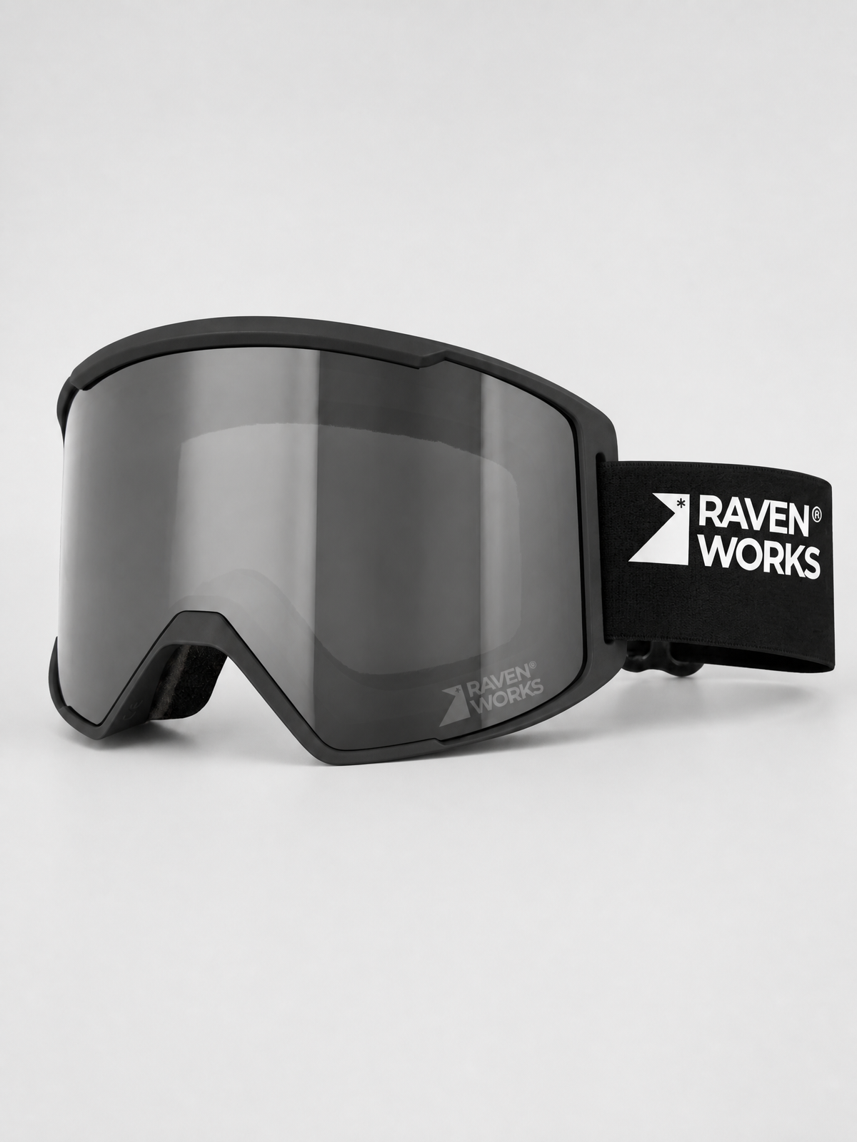 ROOK™ Goggles — Black Frame / Smoke Lens