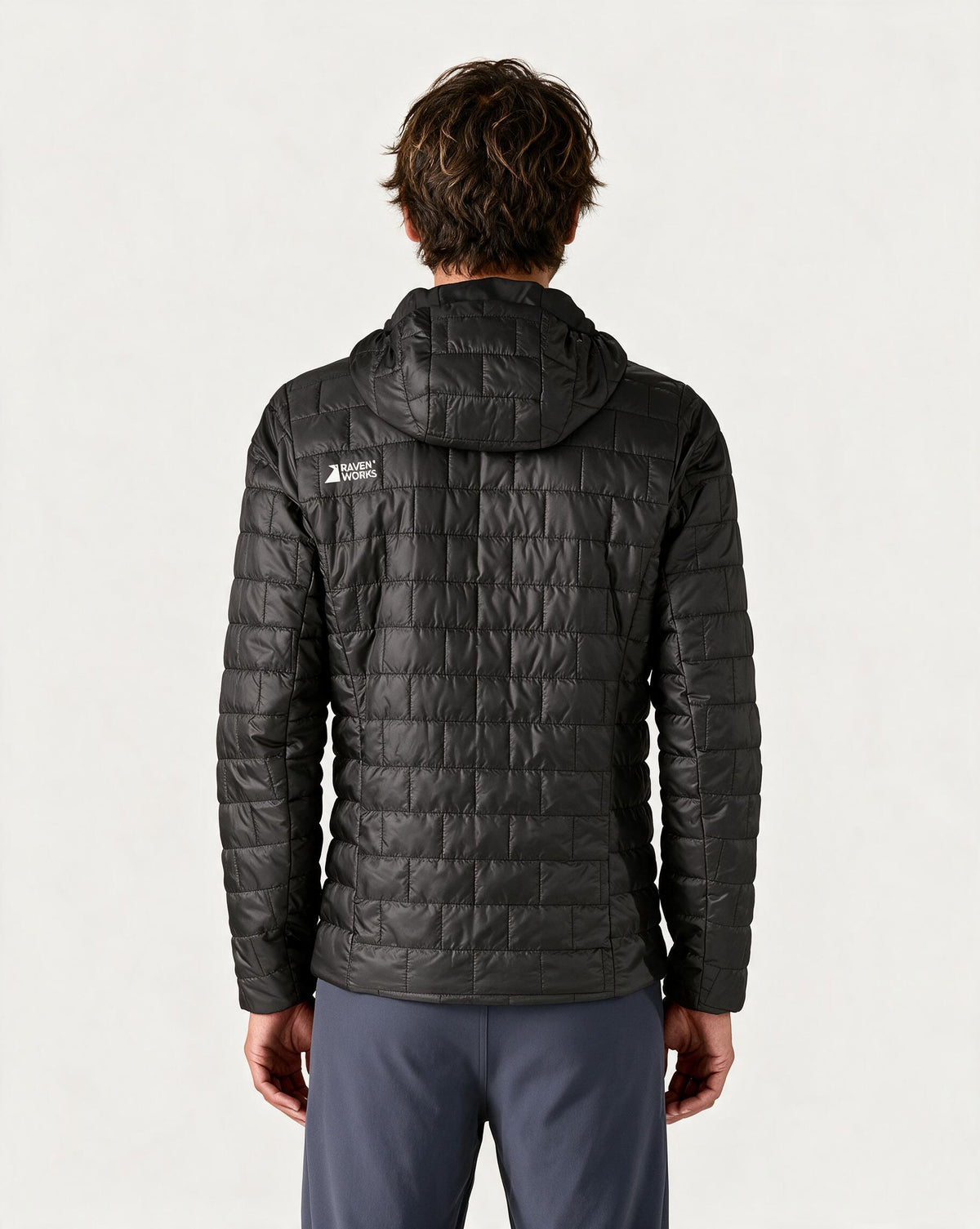 Hackle Hooded Jacket Men Black