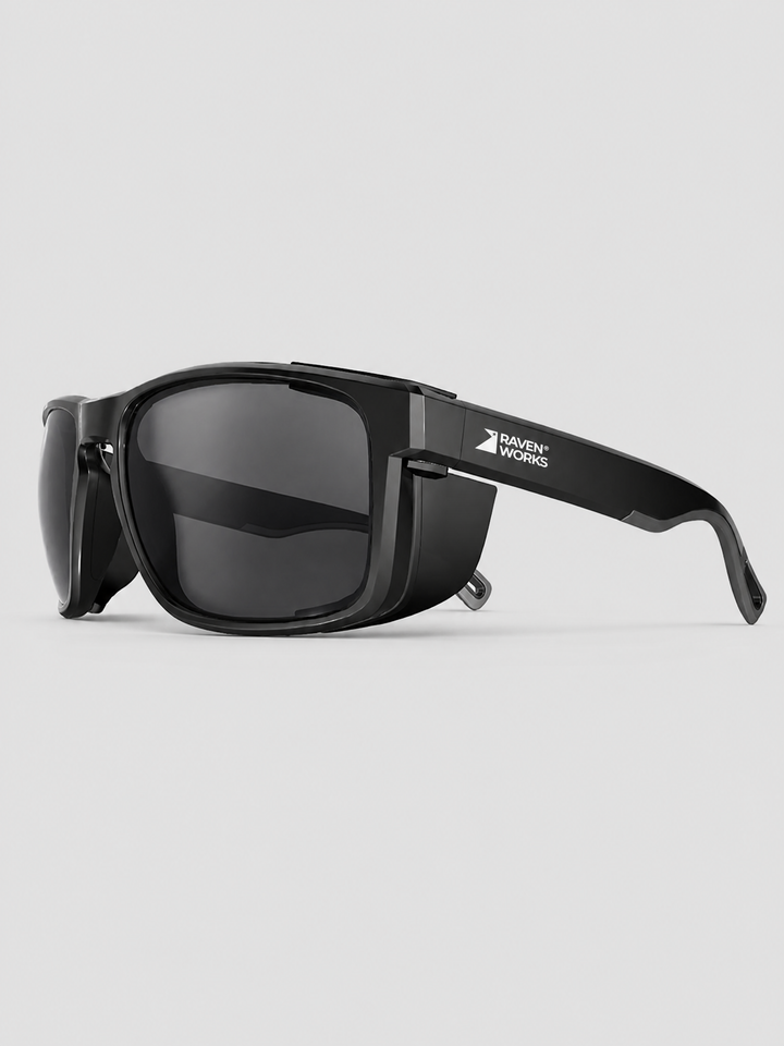 LORE™ Sunglasses — Black Frame / Smoke Lens / Black Strap