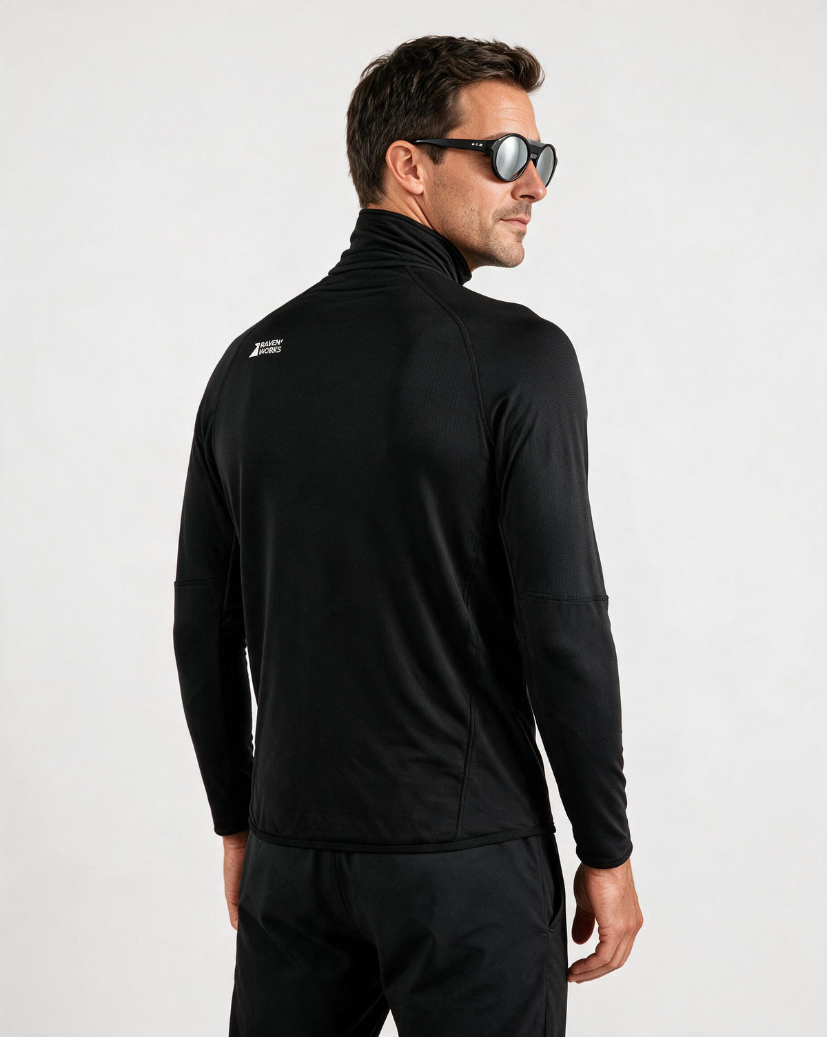 Brood Half-Zip Men Black