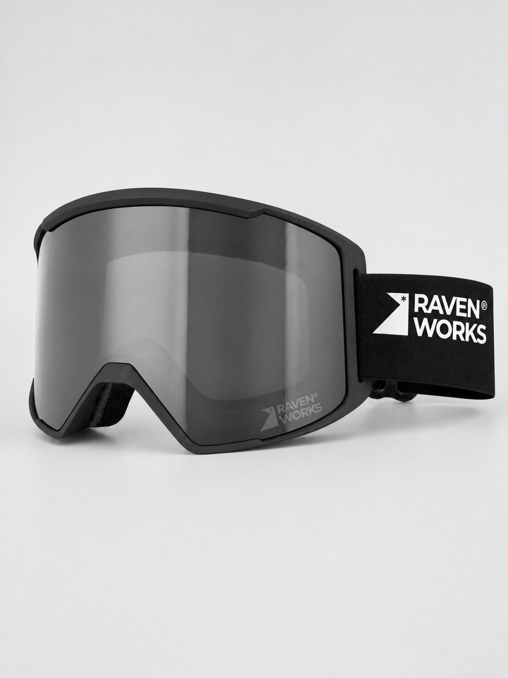 ROOK™ Goggles — Black Frame / Smoke Lens