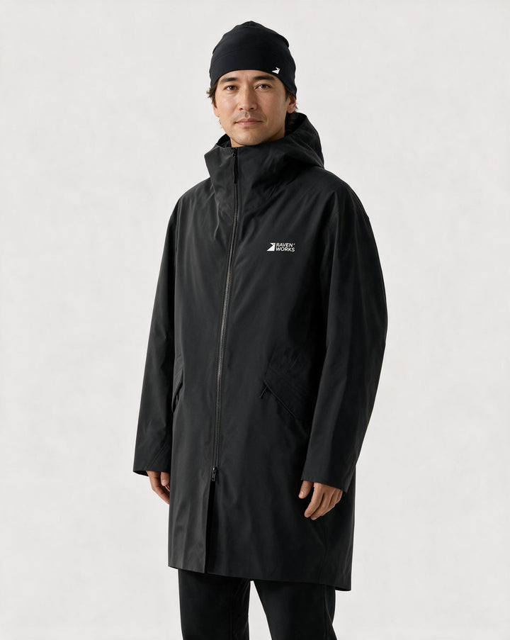 Preen Parka Unisex Black