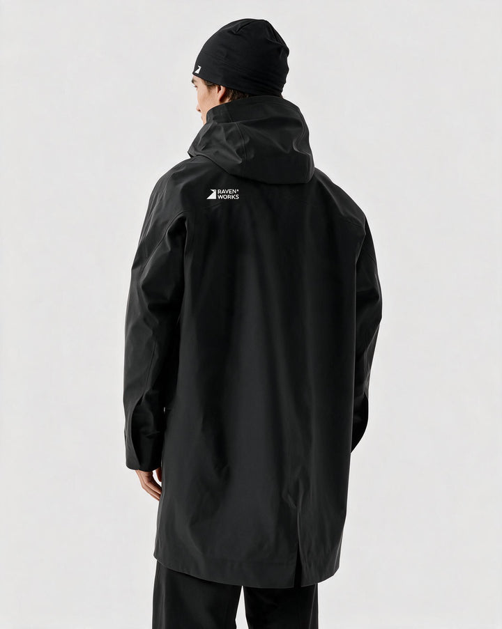 Preen Parka Unisex Black