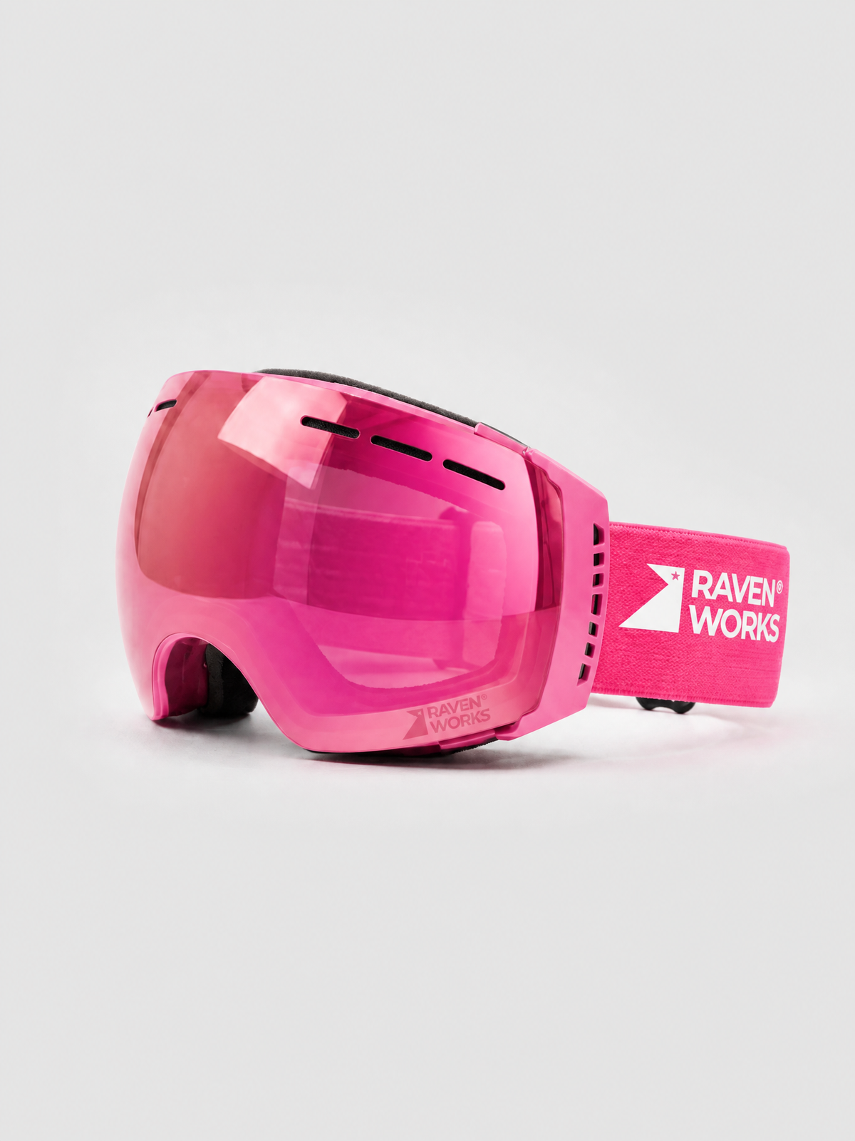 CULMEN™ Goggles — Pink Frame / Revo Blue Lens / Pink Strap