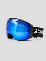Black Frame / Revo Blue Lens / Black Strap
