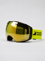 Black Frame / Revo Gold Lens / Fluor Strap