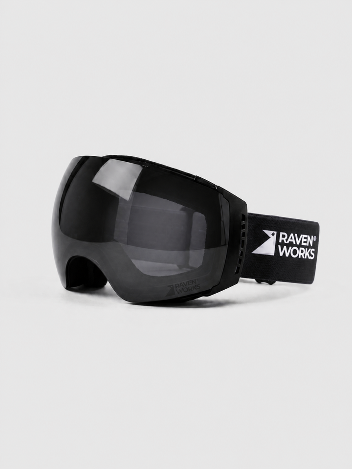 CROWN™ Goggles — Black Frame / Smoke Lens / Black Strap
