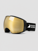 Black Frame / Revo Gold Lens / Black Strap