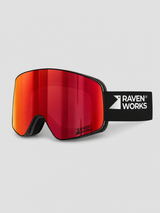 Black Frame / Revo Red Lens / Black Strap
