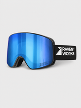 Black Frame / Revo Blue Lens / Black Strap