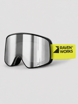 Black Frame / Revo Silver Lens / Fluor Strap
